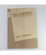 1947 Playbill Lyceum Theatre &#39;Born Yesterday&#39; Ellen Hall, Laurence Hugo - £17.88 GBP
