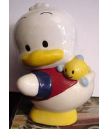 Vintage Sanrio Pekkle Duck Ceramic Piggy Coin Bank 6” - £31.93 GBP