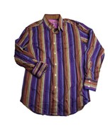 Robert Graham Multicolor Flip Cuff Collar Button Shirt Men&#39;s Size Small - $740.37 MXN