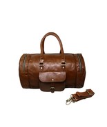 Jaald 18&quot; Large Genuine Leather Travel Luggage Suitcase Bag for Men and ... - $95.00