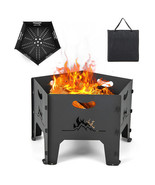19 Inches Collapsible Portable Plug Fire Pit with Storage Bag - Color: B... - $2,597.95 MXN