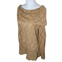 Maurices Sweater Cold Shoulder Brown Knit Womens XL - £13.86 GBP