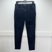 Democracy Jeans Womens 8 Skinny Ab Solution Midrise Blue Stretch Denim Dark Wash - £19.95 GBP