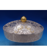 Korean .990 Silver Relish Dish Chrysanthemum Motif Partial Gilt 3-D Frui... - €2.318,78 EUR