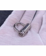 Stainless Steel/Titanium PA D Ring Lock Piercing Padlock Locked By Screw - $70.00+