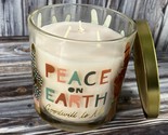 Sonoma 13 oz Scented 3-Wick Candle - Peace On Earth - Brown Sugar Cinnam... - £19.25 GBP