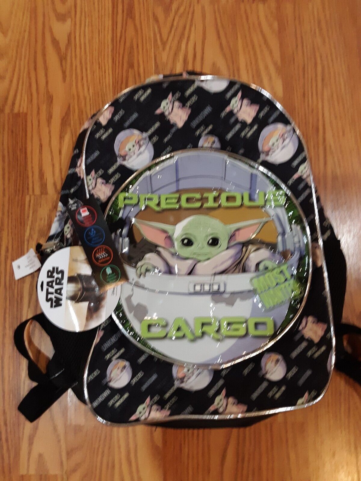 Primary image for Disney Star Wars Baby Yoda Backpack Mandalorian Precious Cargo 17" 2021