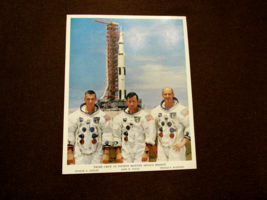 GENE CERNAN JOHN YOUNG TOM STAFFORD APOLLO 10 NASA VINTAGE LITHO PHOTOGR... - £94.95 GBP