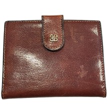 Vintage Bosca Mens Card Holder Mini Wallet Leather Brown Made In U.S.A. NOS - $19.75