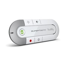 SuperTooth Buddy Handsfree Bluetooth Visor Car Kit - White  - $82.00