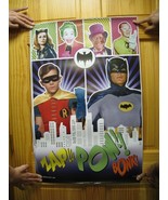 Batman Poster Burt Ward Adam West Burgess Meredith Julie Newmar - $89.98