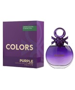 COLORS PURPLE * Benetton 2.7 oz / 80 ml Eau de Toilette (EDT) Women Perfume - $70.31 CAD