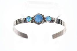 Vintage RB Native American sterling cuff bracelet - $109.15