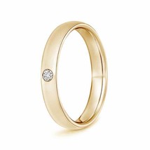 ANGARA Natural Diamond Wedding Band for Men in 14K Gold (Grade-HSI2, 0.07 Ctw) - £412.10 GBP
