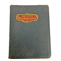 New Testament Holman Red Letter Pocket Bible Self Pronouncing Antique - £9.83 GBP