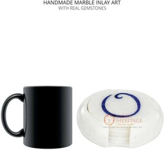 Marble Coasters Set, Lapis Azuli Inlay, Crafts, Art, Gift, E1998-
show o... - £179.28 GBP