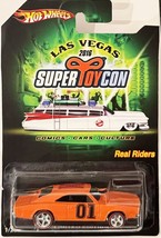 Orange &#39;69 Dodge Charger Custom Hot Wheels 2016 Vegas Convention w/RR - £75.61 GBP