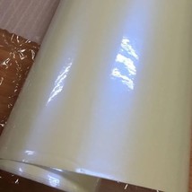 50CM*200/400/600CM  lescent Glossy White Vinyl Wrap Air Bubble Free ChameWhite p - £93.75 GBP