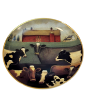 Franklin Mint The American Folk Art Collection HI6009 The Gathering Cows 8" - $13.86