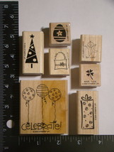 Lot Of (7) 2004 Stampin&#39; Up! Stamps - £11.74 GBP