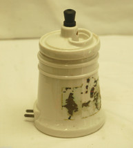 Old Vintage Hankscraft Ceramic Vaporizer Humidifier w Lid Novelty Medica... - $19.79