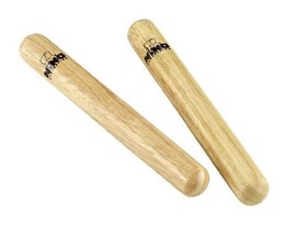 Nino Percussion Wood Claves (NINO574) - £7.85 GBP