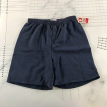 Vintage Dodger Sweat Shorts Mens Large Navy Blue Elastic Waist Drawstring - $47.78