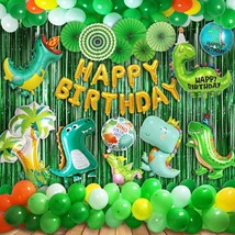 Dinosaur Birthday Party Decorations, Adorable Dino Theme Birthday Decorations Fo - £32.14 GBP