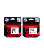NEW ORIGINAL HP INK CARTRIDGE 650 BLACK+ HP INK 650 TRI-COLOUR - £39.44 GBP