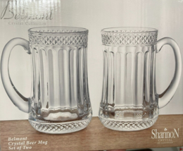Godinger - 34240 - Belmont Crystal Beer Mug - 3.10L x 3.10W x 6.10H - Se... - $99.95