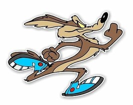 Wile E Coyote Running with Sneakers Decal / Sticker Die cut - $3.46+