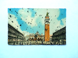 Piazza St. Marco Venezia Italy Vintage Postcard - £2.12 GBP