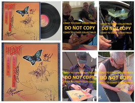 Nancy Wilson &amp; Ann Wilson Signed Heart Dog &amp; Butterfly Album Proof COA Autograph - £592.14 GBP