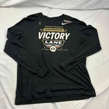 University Of Georgia UG Bulldogs Football Mens Black Long Sleeve T-Shirt Large - £15.64 GBP