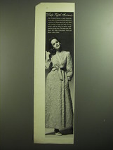 1970 Saks Fifth Avenue Robe Collections Advertisement - Very Saks Fifth Avenue - £14.82 GBP