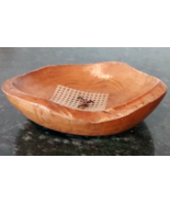 Bonsai Oval Pot 5&quot; x 4&quot; x 1.5&quot; with Drain Screen Small Shallow Brown Woo... - $749.37 MXN