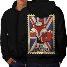 The Great Fox Sweatshirt Hoody Royal Men Hoodie Back - £16.77 GBP