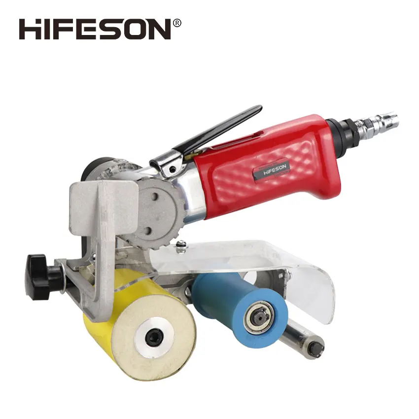 HIFESON Multifunctional Pneumatic Sanding Belt Tool Sandpaper Polishing Stainles - £372.31 GBP