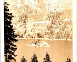 RPPC Emerald Bay Winter Scene Lake Tahoe California CA UNP Postcard D5 - £9.45 GBP