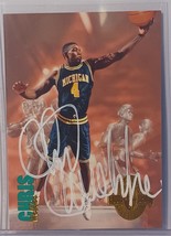 Chris Webber Wolverines Kings Autographed signed Card Hologram COA NBA - £37.44 GBP