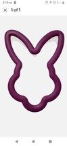 Bunny Purple Comfort Grip Plastic Cookie Cutter Wilton - £6.50 GBP