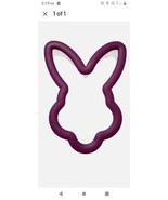Bunny Purple Comfort Grip Plastic Cookie Cutter Wilton - £6.38 GBP