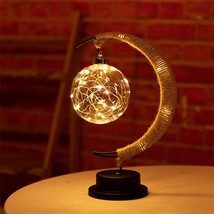 Beniky Enchanted Lunar LED Moon Lamp –Hanging Night Light with Stand, US... - €27,26 EUR
