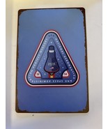 NASA Project Mercury Metal Sign Space Decor for Man Cave or She Shed - $14.50