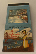 Vintage Matchbook Cover Matchcover Fisherman’s Grotto San Francisco CA - £2.43 GBP