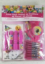 EMOJI - 48 pieces - Party Supplies -  Favor Pack - NEW Sealed - £12.99 GBP