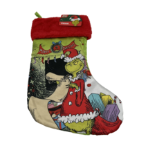 Nwt Dr. Seuss The Grinch 15&quot; Christmas Stocking Ruz - £6.31 GBP