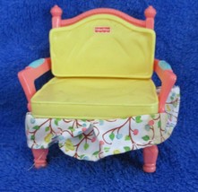 Fisher Price Loving Family Skirted Chair USED - £5.25 GBP