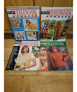 Vintage McCalls Needlework Craft Magazines Lot of 4 1970s Knitting Macra... - $54.43 CAD