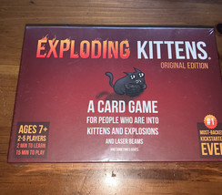 Exploding Kittens Card Game Original Edition Complete In Box EUC Like Roulette - £9.44 GBP